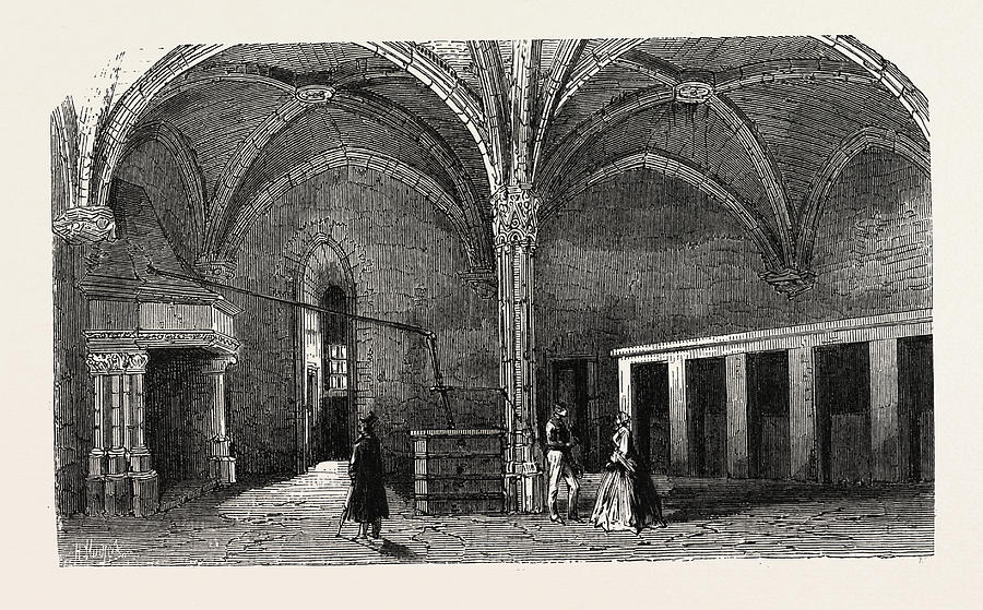 Dungeon Drawing - Dungeon Of Vincennes Hall Of Cardinals by Litz Collection