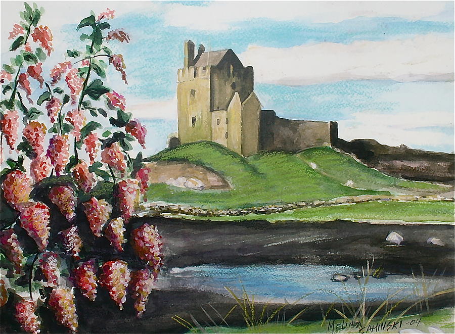 Dunguaire Castle Kinvera Ireland Painting by Melinda Saminski