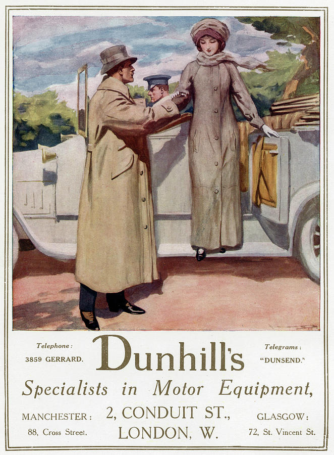 Dunhill's - Specialists In Motor Drawing by Mary Evans Picture Library ...