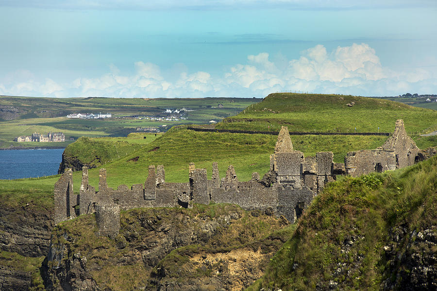 Castle Photograph - Dunluce Afternoon Ireland by Betsy Knapp
