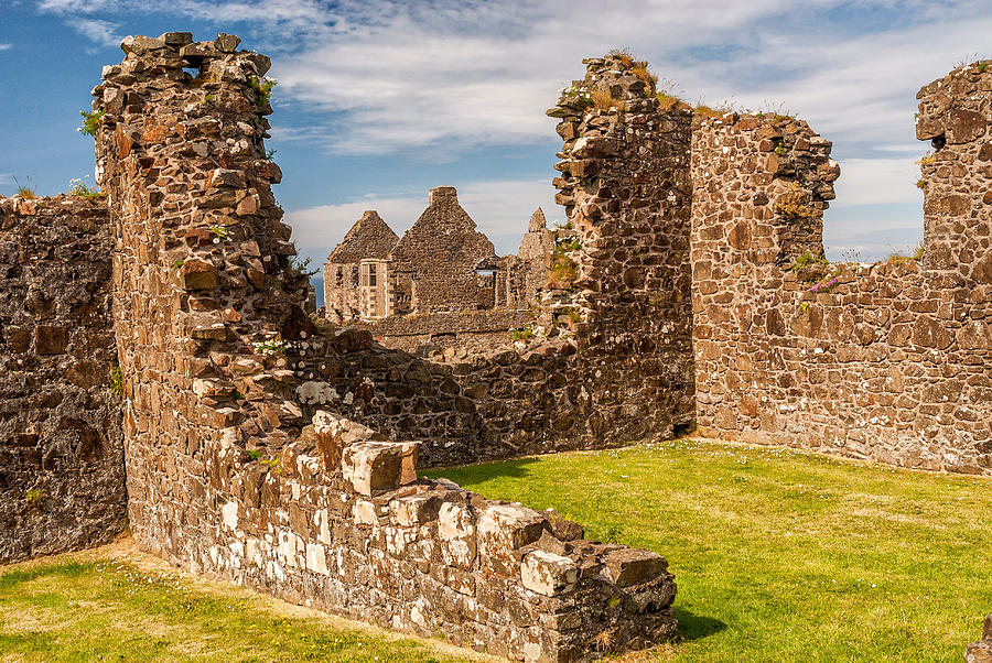 Dunluce Castle Walls, Northern Ireland Photograph by James Steinberg