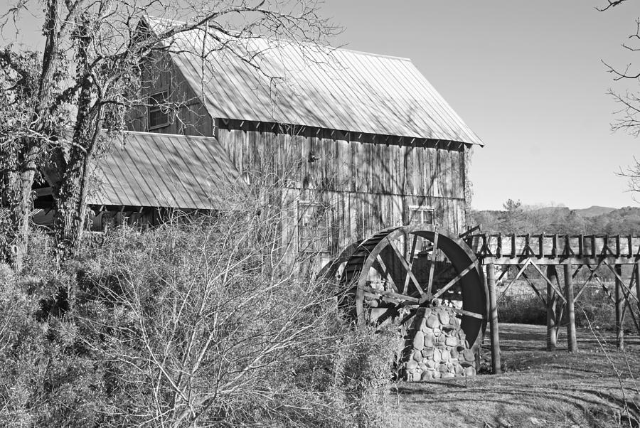 Dunn's Mill 2 - Black and White Photograph by Kristen Mohr - Pixels