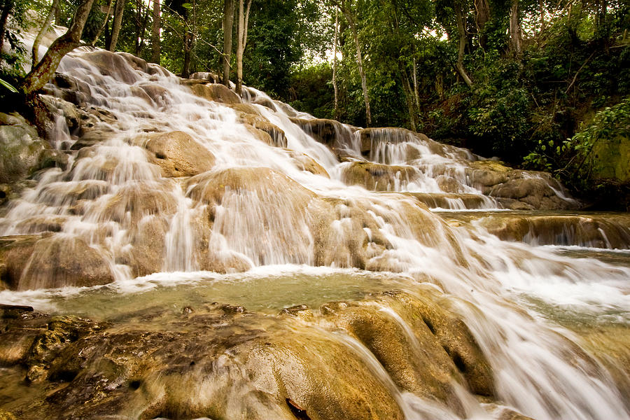Dunns River Falls Photograph by Melinda Ledsome