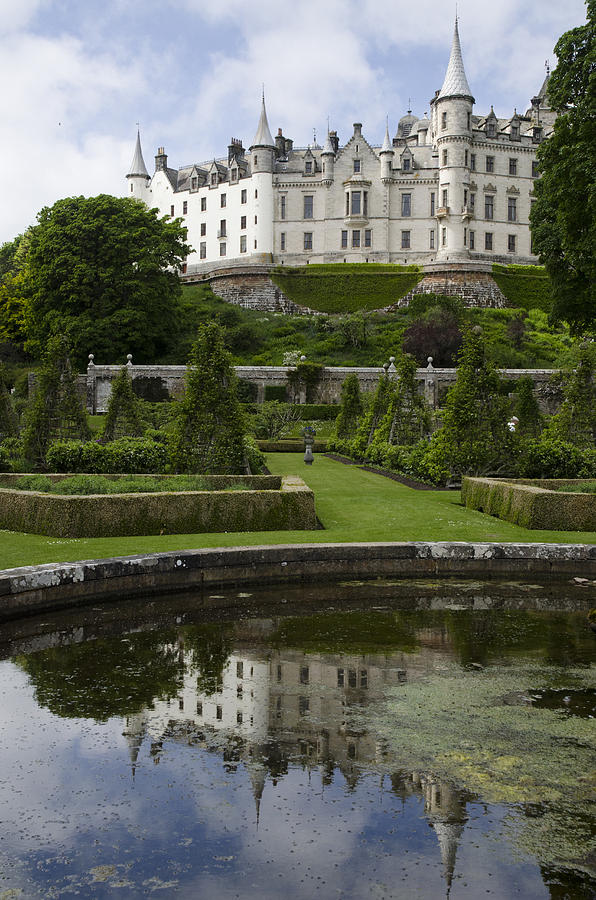 Dunrobin Castle Reflections Sutherland Scotland Photograph by Sally Ross