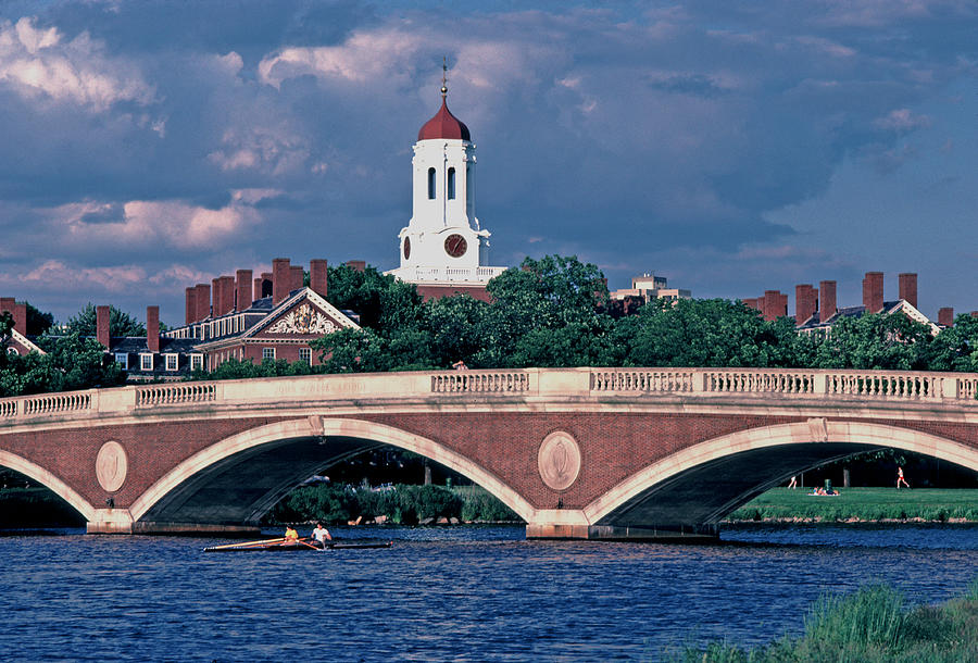  Weeks Bridge, Charles River, Scullers, A Summer Afternoon Photograph by Tom Wurl