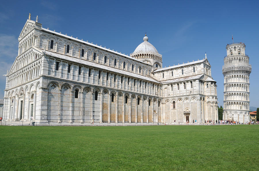 Duomo and Leaning Tower of Pisa Photograph by Jeremy Voisey
