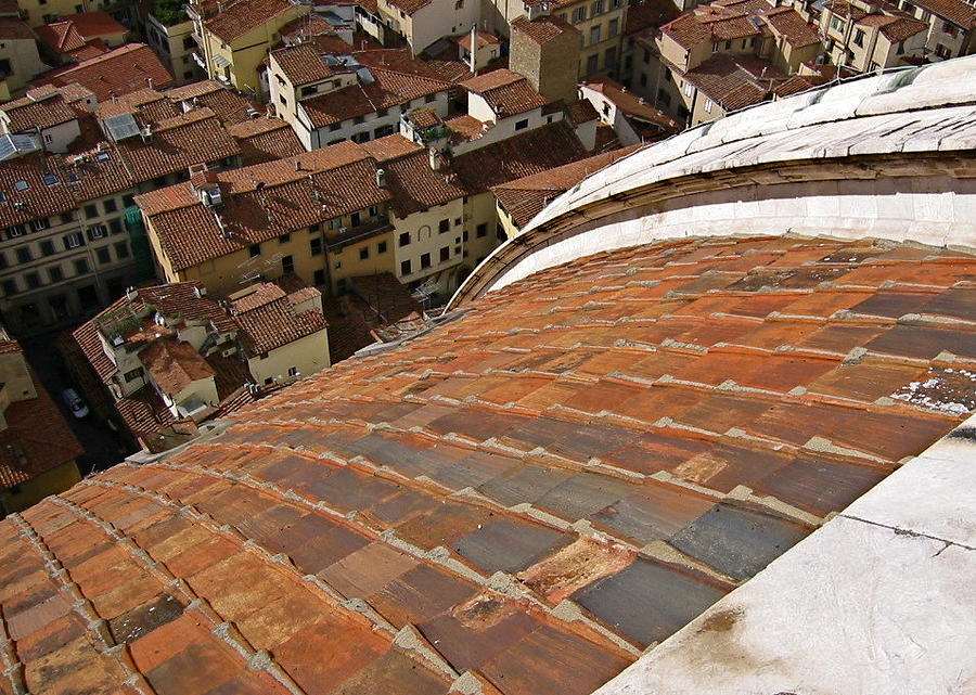 Duomo Dome View Photograph by Amelia Racca