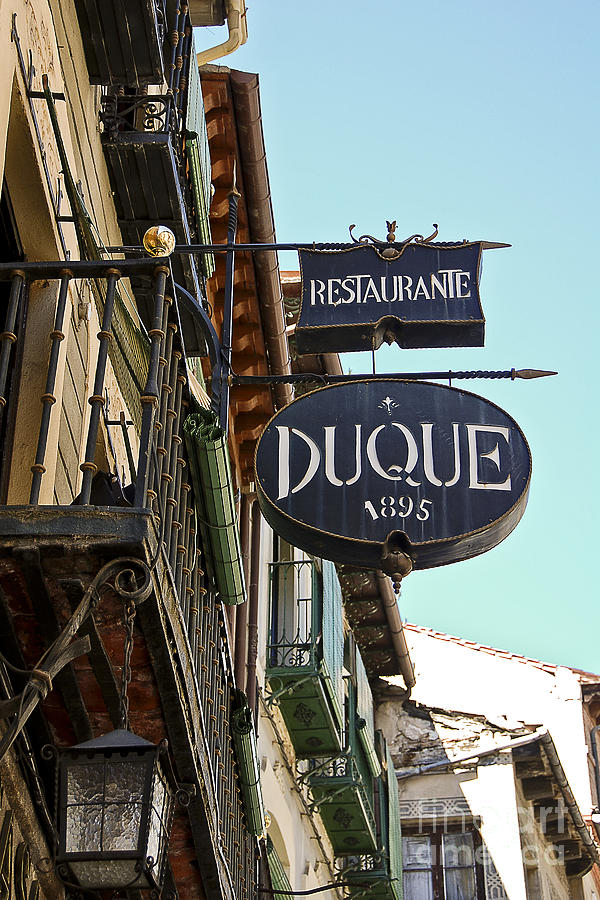 Duque Restaurant Spain Photograph by Ivy Ho