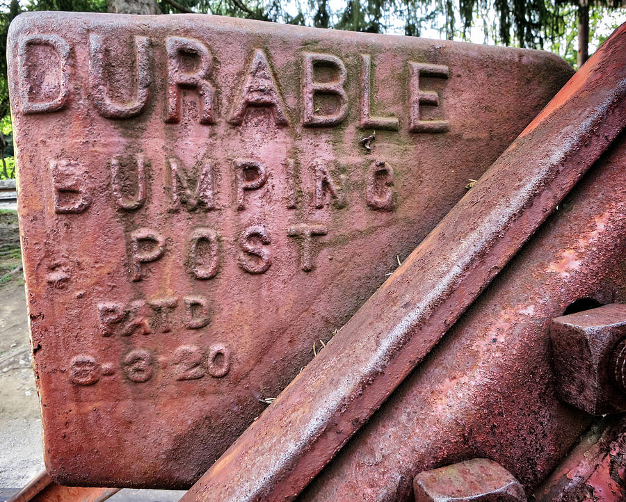 Durable Bumping Post Photograph by Patricia Januszkiewicz