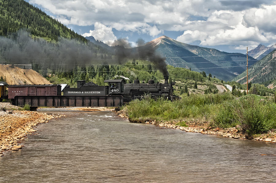Durango and Silverton Train Photograph by Melany Sarafis