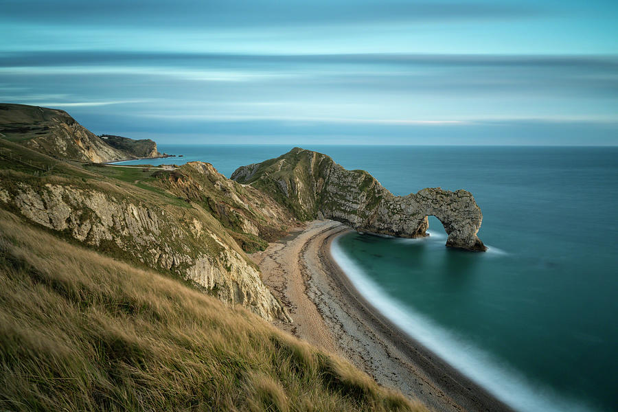 Durdle Door At Sunset Photograph by Fotosearch Durdle Door At Sunset Photograph by Fotosearch