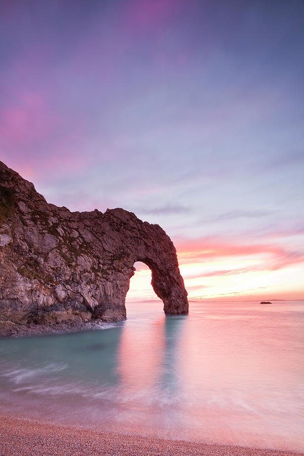 Durdle Door At Sunset by Julian Elliott Photography