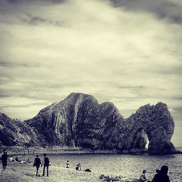 Cool Photograph - Durdle Door in Monochrome by Marian Farkas