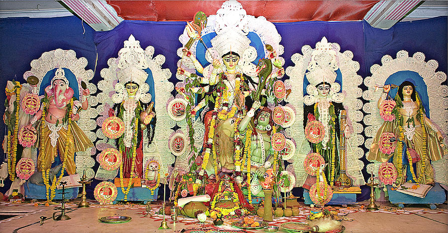 Durga Puja Idols, India Photograph by Mukul Banerjee Photography