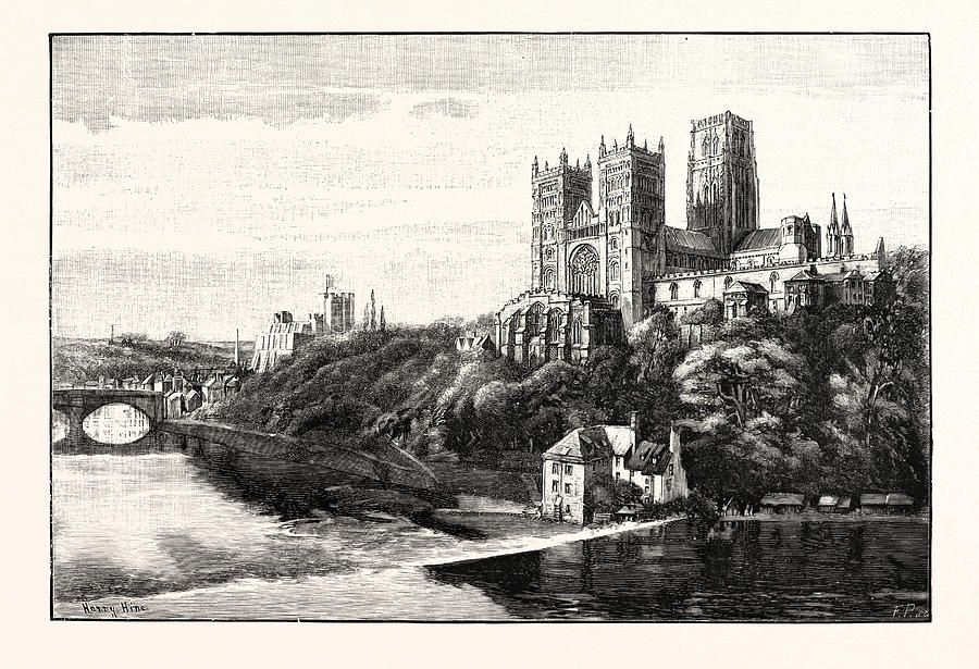 Durham Cathedral And Castle Drawing By English School - Pixels