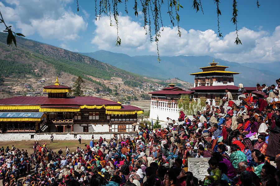 During Paro Tsechu Festival, Bhutan Photograph by Ducoin David