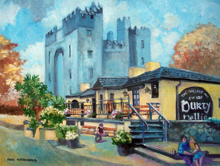 Durty Nellies  Co Clare Ireland Painting by Paul Weerasekera