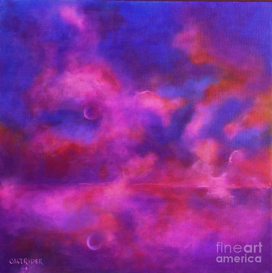 Dusk Painting by Alison Caltrider