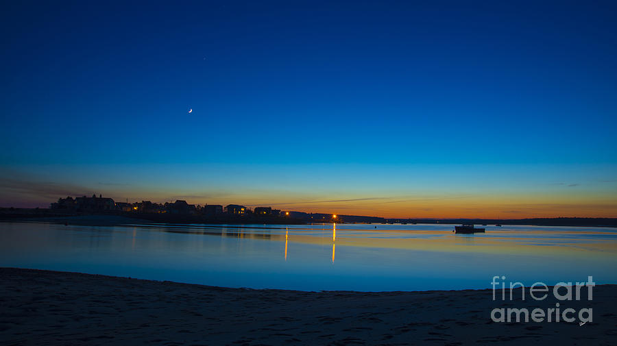 Sunset Photograph - Dusk At the Beach by Alana Ranney