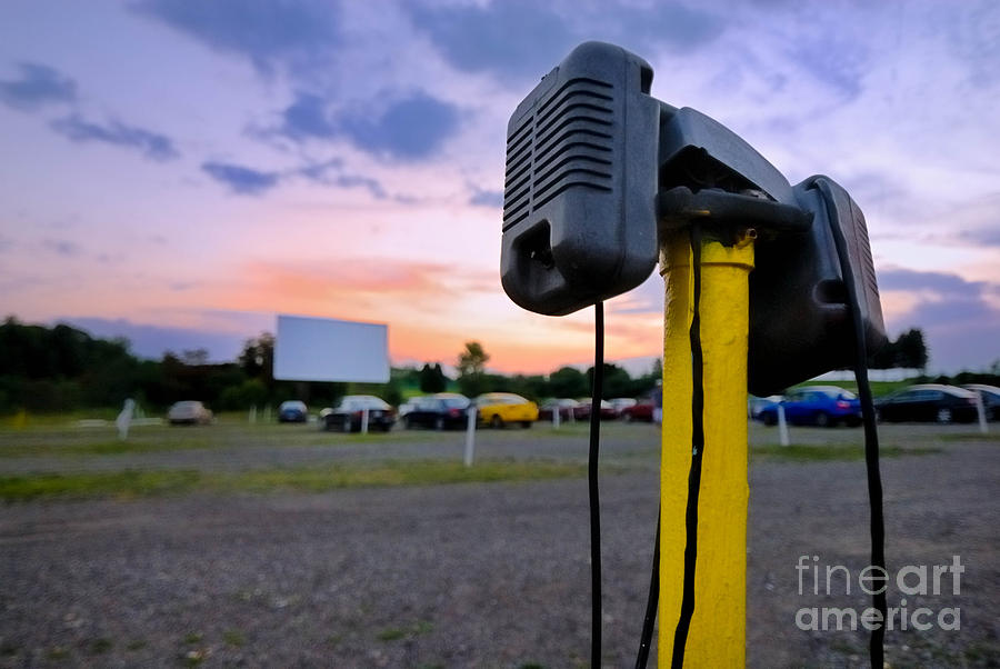 Dusk at the Drive in Movie Photograph by Amy Cicconi