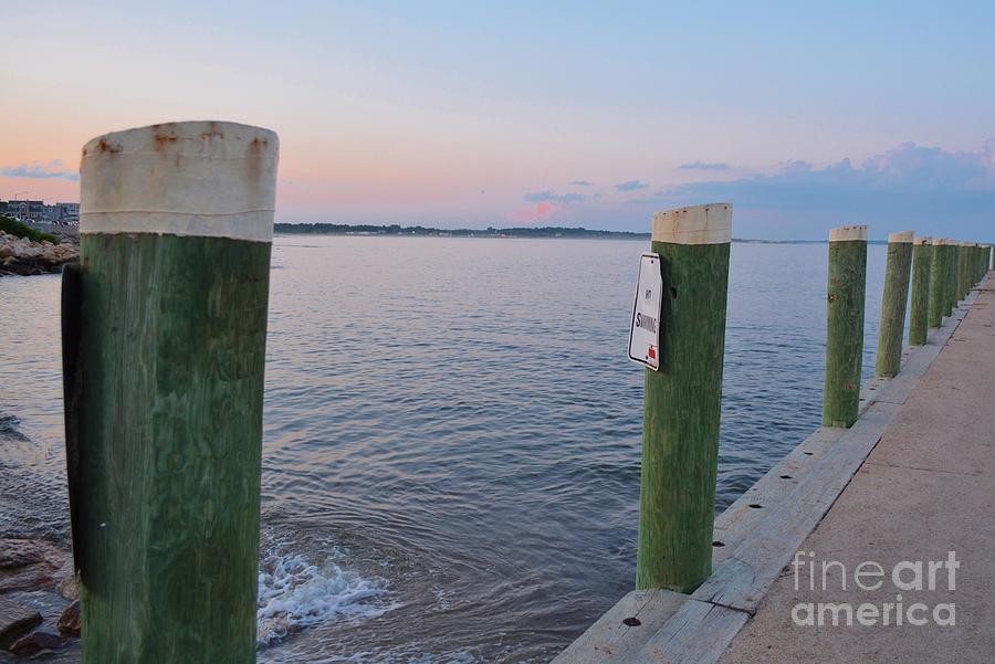 Dusk at the Pier Photograph by Tammie Miller