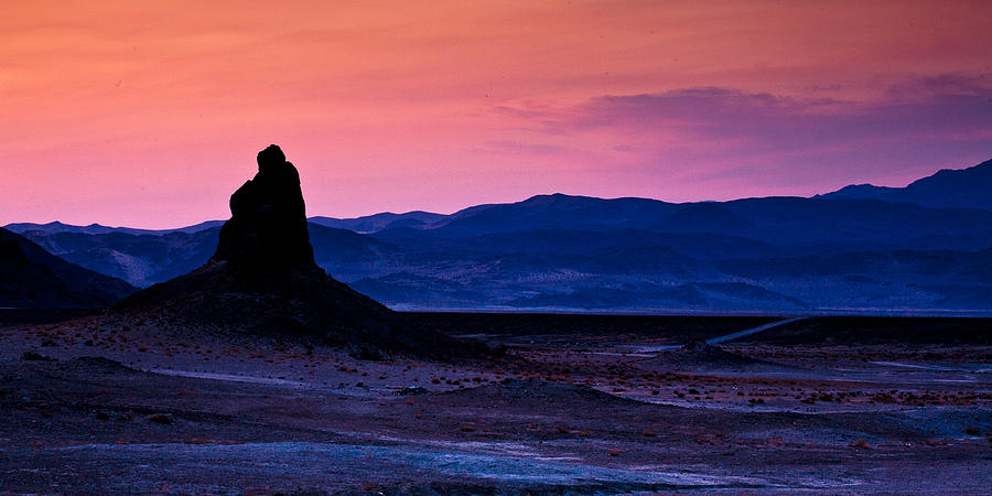 Dusk at Trona Photograph by Peter Tellone