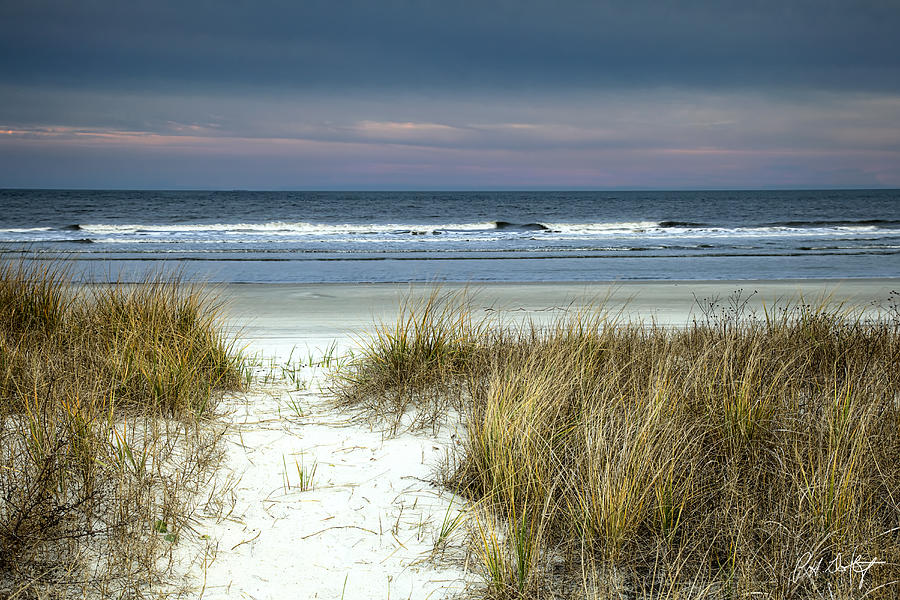 Atlantic Ocean Photograph - Dusk in the Dunes by Phill Doherty