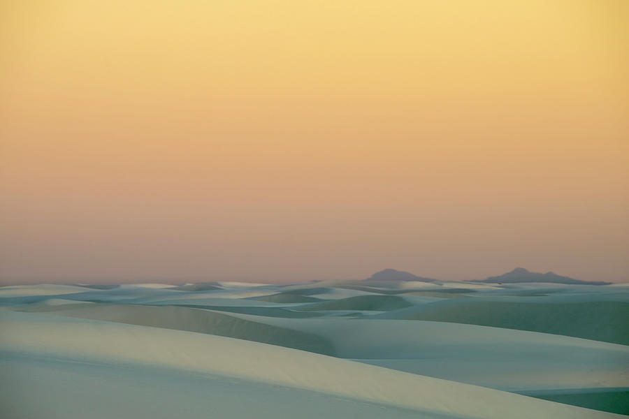 Dusk Light And Large Dunes Photograph by Don Smith