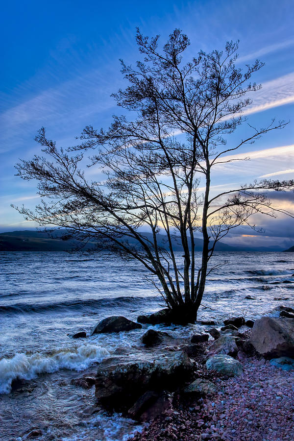 Dusk On The Shores Of Loch Ness Photograph by Mark Tisdale