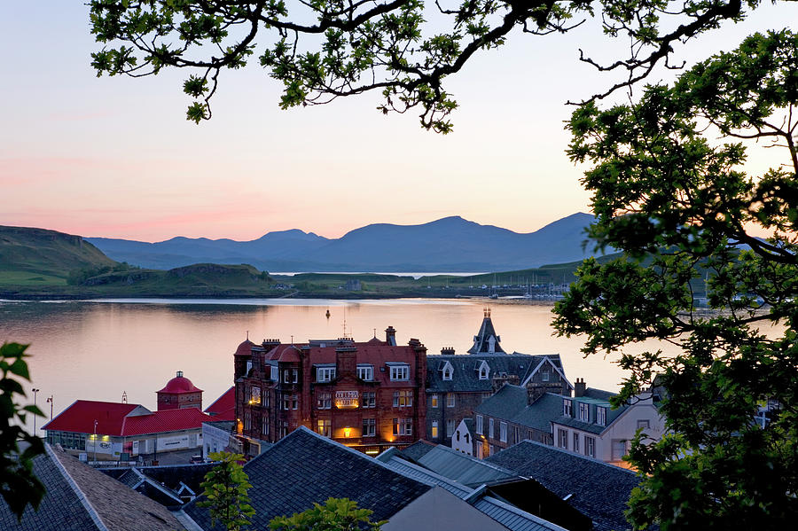 Dusk Over The Bay, Oban, Argyll & Bute Photograph by David C Tomlinson