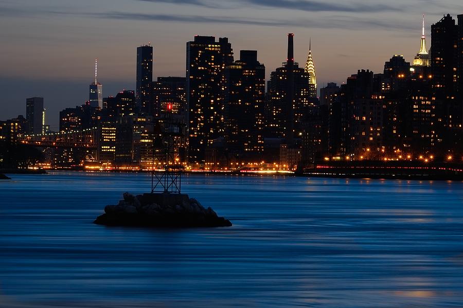Dusky NYC Skyline Photograph by Mark Garbowski