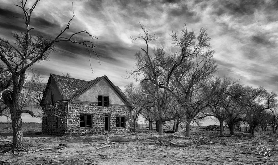 Dust Bowl Era Farm House Photograph by Debra Boucher