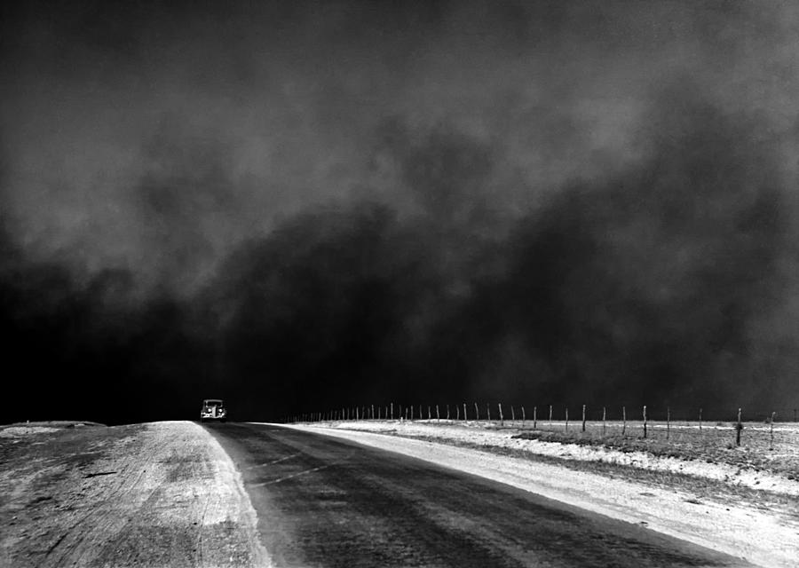 Nature Photograph - Dust Bowl in the Texas Panhandle 1936 by Mountain Dreams