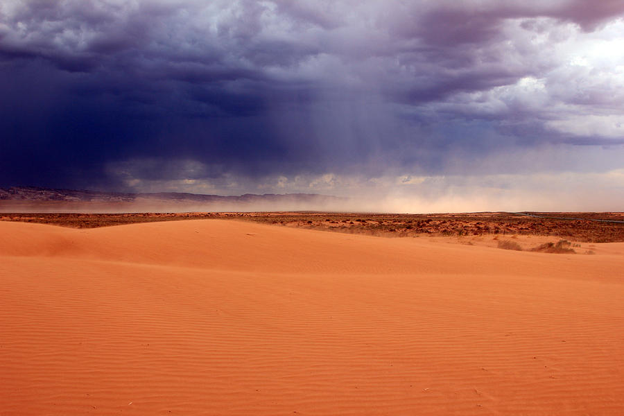 Dust Cloud In The Utah Desert Photograph by Johnny Adolphson