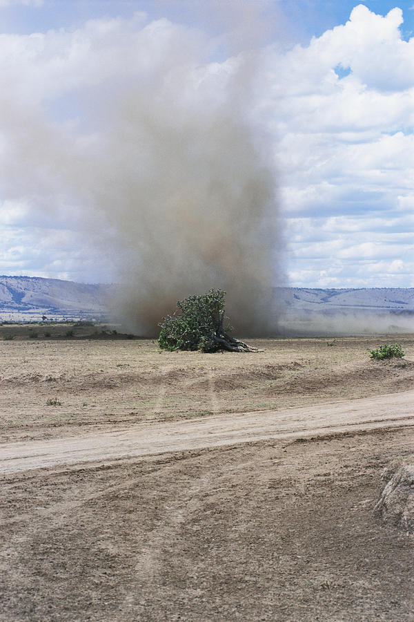 Dust Devil Photograph by Mary Beth Angelo