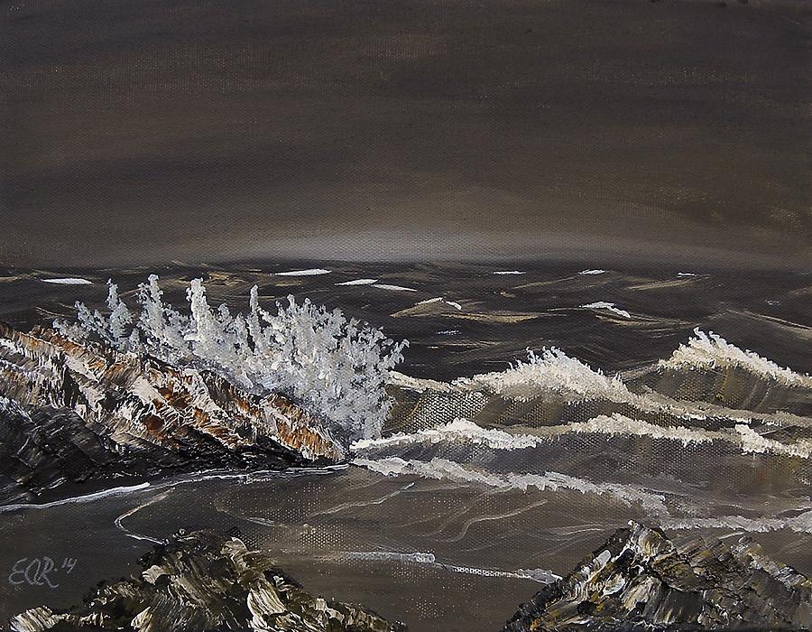 Dust in the Sea  Painting by Edwin Alverio