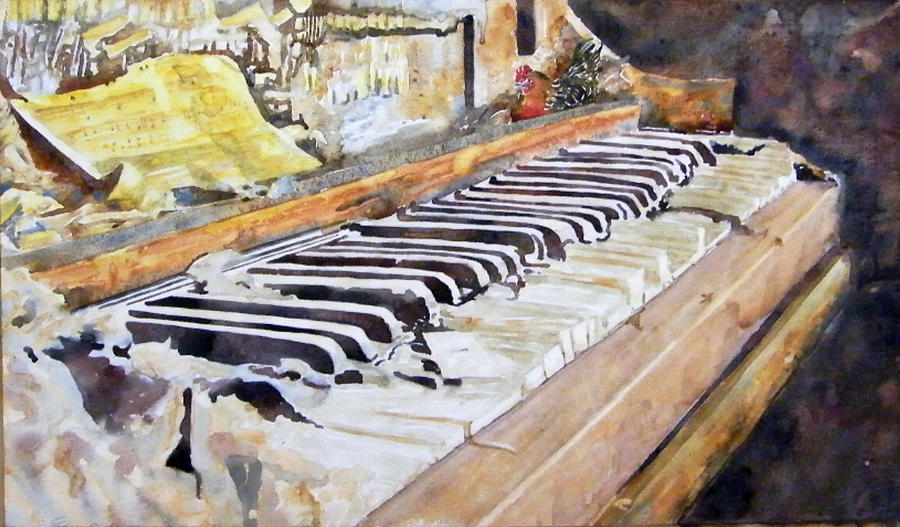 Dust On The Piano Painting