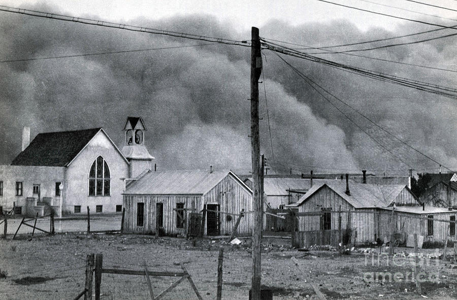 Dust Storm, Clayton, New Mexico, 1937 Photograph by Science Source