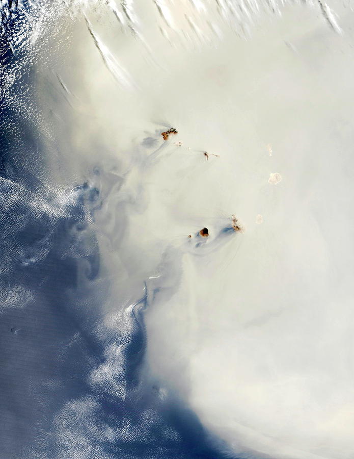 Cape Verde Islands Photograph - Dust Storm Over The Cape Verde Islands by Nasa/science Photo Library