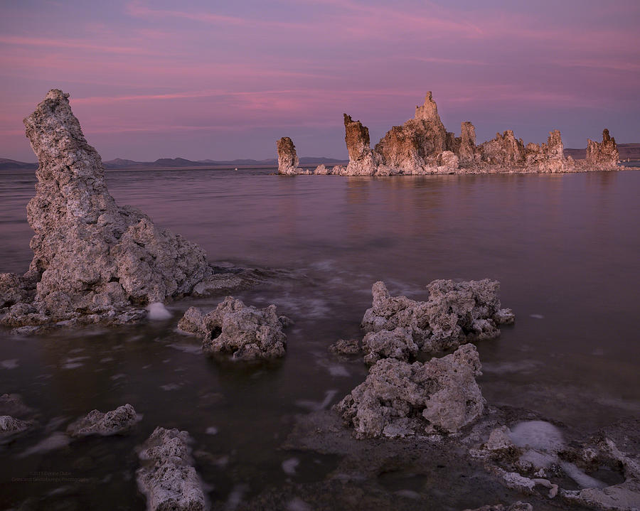 Dusted Pink Breeze Over Mono lake Photograph by Denise Dube