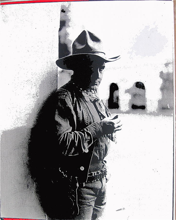 Dustin Farnum on  set of Light of the Western Stars  Las Moros Ranch southern Arizona 1918-2013  Photograph by David Lee Guss