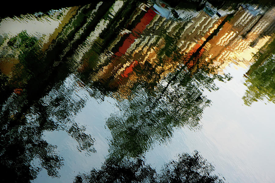 Dutch Canal Reflection Photograph by KG Thienemann