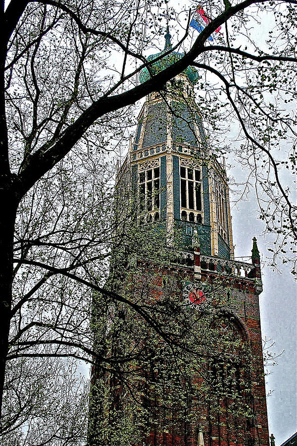 Dutch Reformed Church Tower in Enkhuizen-Netherlands Photograph by Ruth Hager