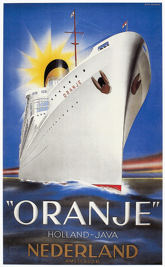 Dutch Travel Poster, 1939 Photograph by Granger