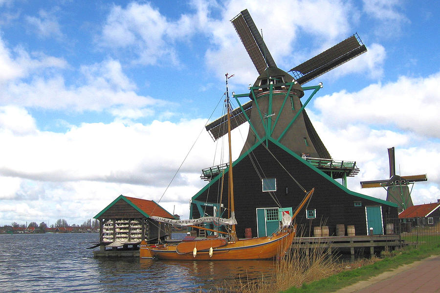 Dutch Windmill Photograph by Gordon Elwell