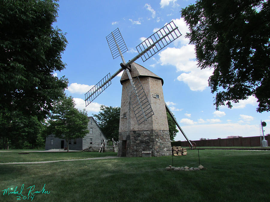 Dutch Windmill Photograph by Michael Rucker