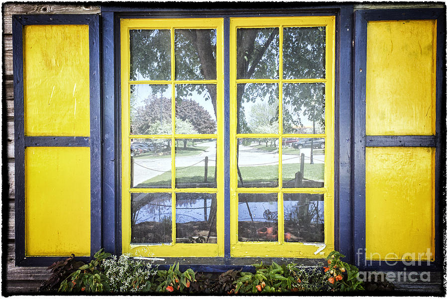 Dutch Window in Dutch Village Holland MI Digital Art by Georgianne Giese
