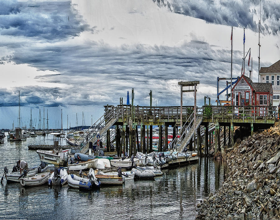 Boat Photograph - Duxbury Harbor by Constantine Gregory