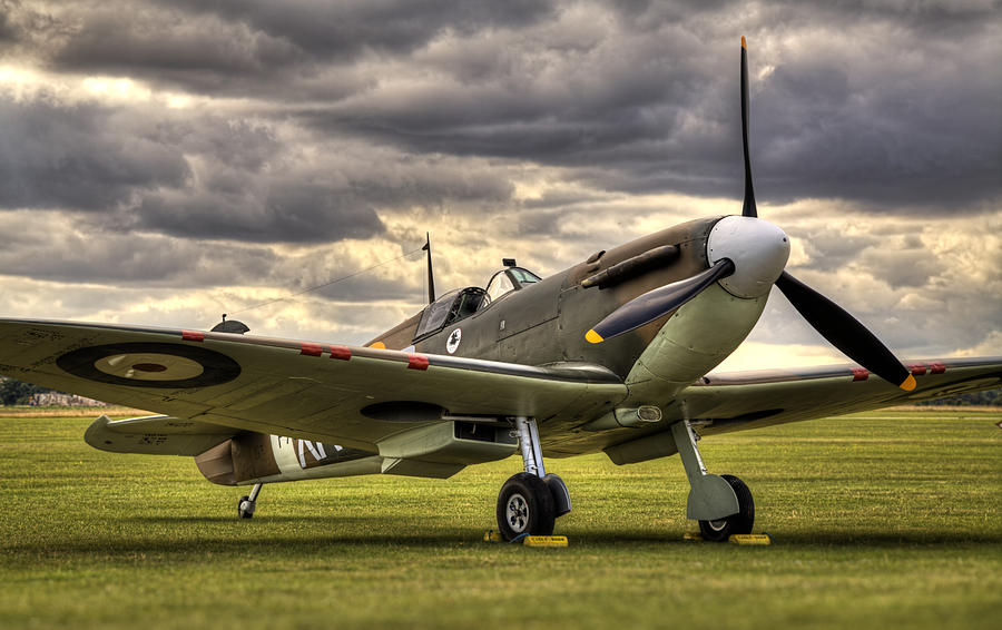 Duxford Spitfire Photograph by Ian Merton