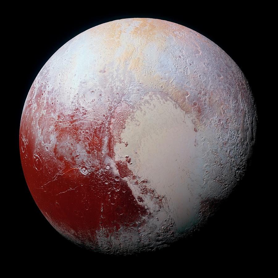 Dwarf Planet Pluto Photograph by Nasa/jhuapl/swri